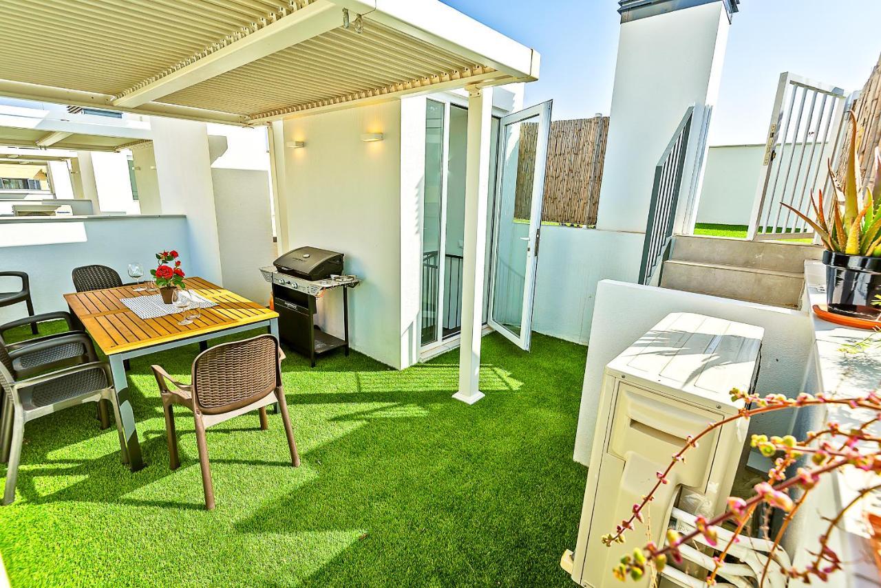 Oceanfront Duplex With A Rooftop Pool And Terrace El Puerto de Santa María Kültér fotó