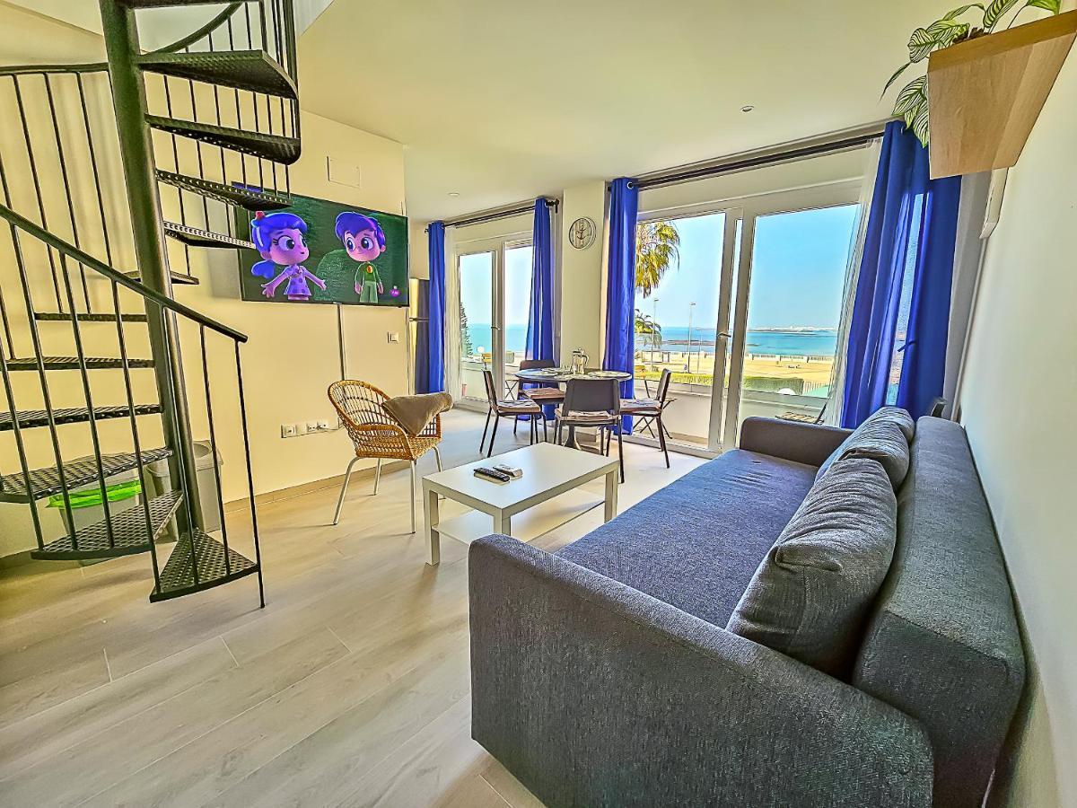 Oceanfront Duplex With A Rooftop Pool And Terrace El Puerto de Santa María Kültér fotó